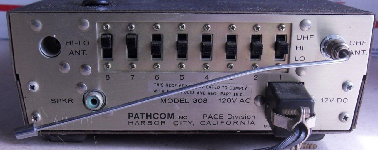 Pace 308 Scan Monitor